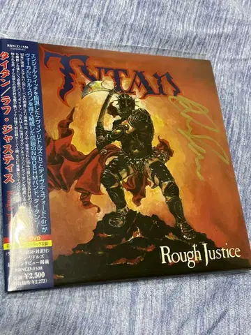 사인 포함 타이탄 Tytan / Rough Justice CD+DVD
