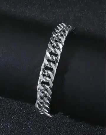 실버 체인 팔찌 20cm