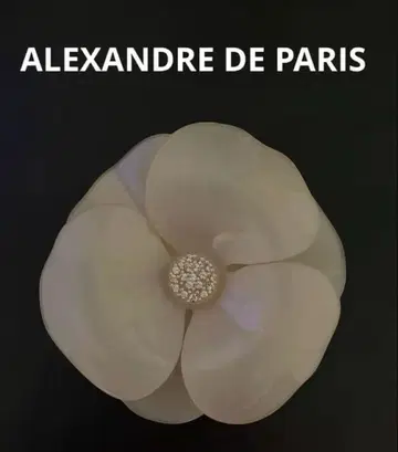 ALEXANDRE DE PARIS 까멜리아 머리핀