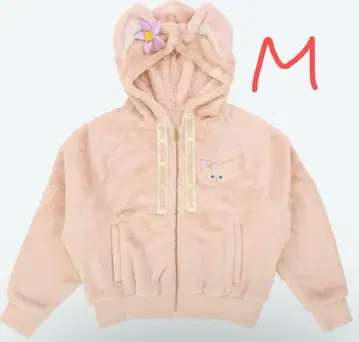 정품 택 포함 새상품 디즈니씨 리나벨 복슬복슬 후드티 M