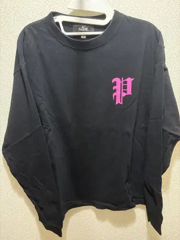 PHATRNK 블랙 긴팔 T셔츠
