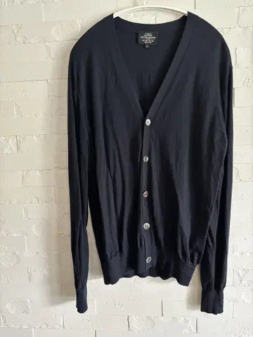 UNITED ARROWS 네이비 V넥 가디건 L