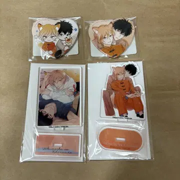 야키모치는 라이트 브라운 복권 메이트 아크릴 스탠드 캔뱃지