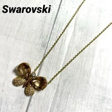 스와로브스키 나비 버터플라이 크리스탈 목걸이