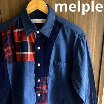 [ 귀여운 ] melple 메이플 크레이지 패턴 던가리 셔츠