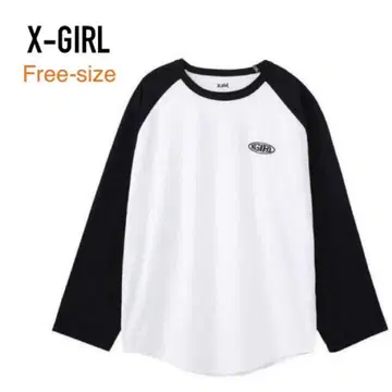 XGIRL 래글런 긴팔 T셔츠 엑스걸 롱티