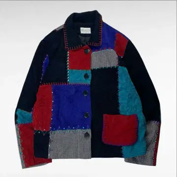 빈티지 고블랭 패치워크 자켓