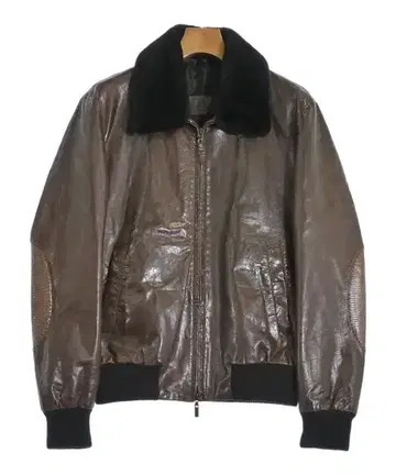 ENZO LEATHER 남성용 블루종