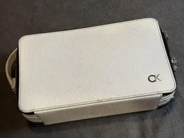 캘빈클라인 calvin klein 레어 화이트 더블 지퍼!