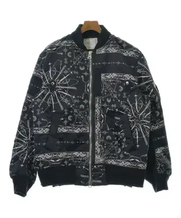 sacai 밀리터리 블루종 남성용