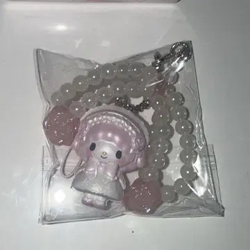 마스코트 인형형 스트랩 핑크