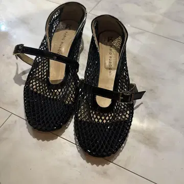 2회 사용 FABIO RUSCONI 별주 MESH FLAT 신발 38