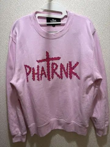 PHATRNK 핑크 맨투맨 S 사이즈 희귀 레어