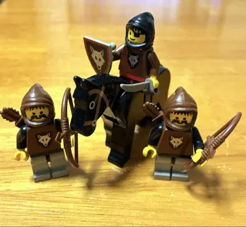 [정품] LEGO 울프 도적단 미니 피규어 블랙 말