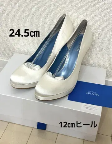 [새상품급] BENIR 24.5cm/12cm 힐 웨딩 신발