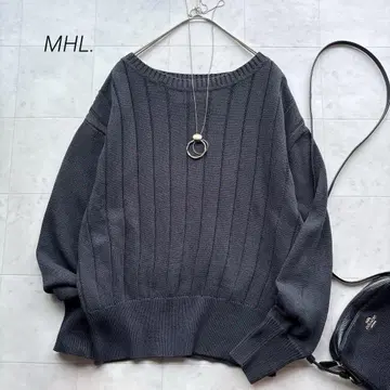 MHL. 코드얀 코튼 니트 최근 모델 M 사이즈 마가렛호웰