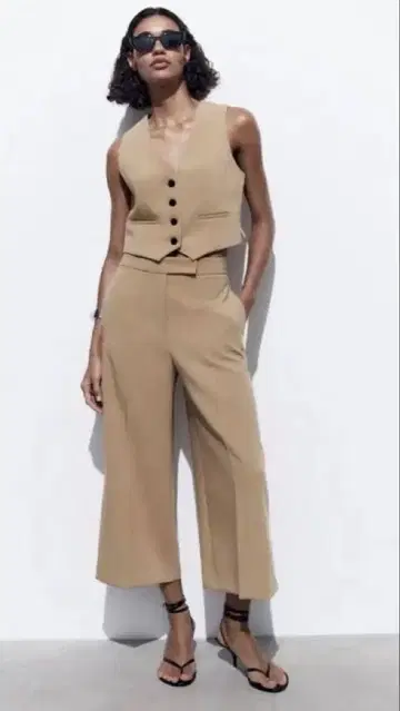 zara 셋업 골든 브라운