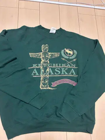 케치칸 알래스카 토템 폴 맨투맨 XXL