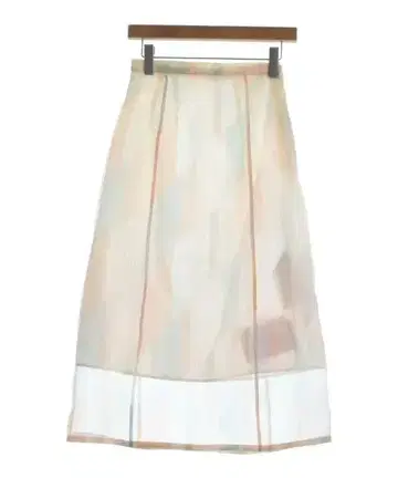 질 샌더 롱 맥시 길이 스커트 여성용