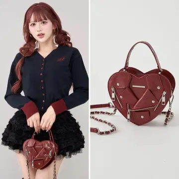 미개봉 새상품 다리치 라이더스 라이크 하트 미니백 보르도 Darich