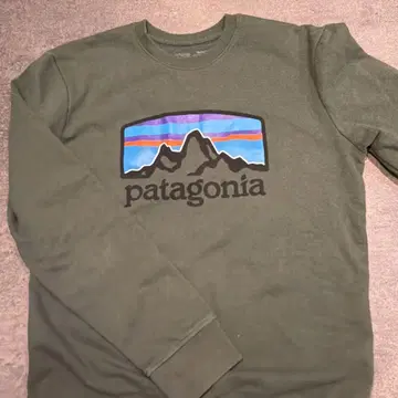 patagonia Upward Crew XS 올리브 그린