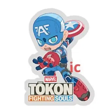 MARVELTokonFightingSouls 핀 배지 캡틴 아메리카