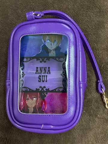 ANNA SUI 애니메이션 캐릭터 파우치 퍼플 최애의 아이