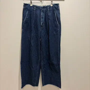 saby 블루 와이드 데님