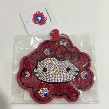 [ 새상품 ] 만박 미야쿠미야쿠 변신 키라키라 가죽 키링 헬로키티