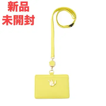 포켓몬 센터 한정판 천연 가죽 ID 카드 케이스 패스 케이스 가죽 피카츄