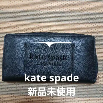 kate spade 블랙 가죽 장지갑
