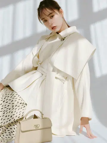 snidel x 신키 유코 판초 코트