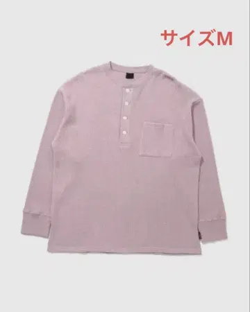 GO HEMP/HENLEY 4BTN WAFFLE 사이즈 M
