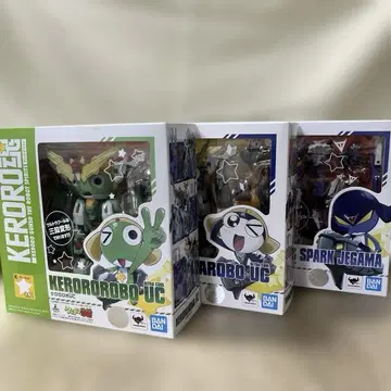 KERORO 혼 케로로 로봇 UC 피규어 3체 세트