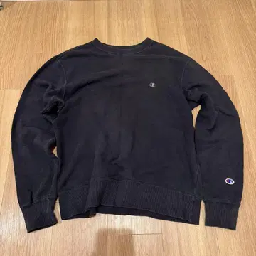 Champion 블랙 스웨트 셔츠 LARGE