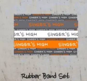 SINGER'S HIGH 러버 밴드 세트 싱어즈 하이
