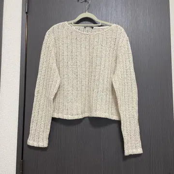 ZARA 새상품 긴팔 라메 니트 상의 자라