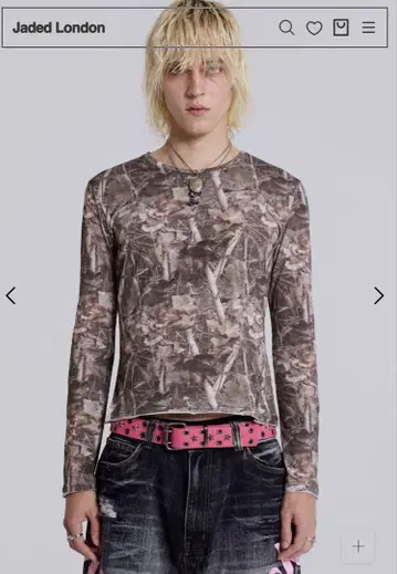 Jaded London Woodland Long Sleeve Top