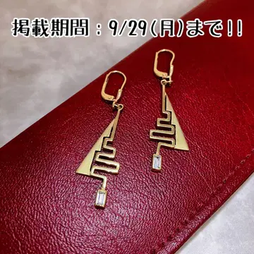 K8 333 각인 8금 귀걸이 여성용 액세서리 트리 모티브