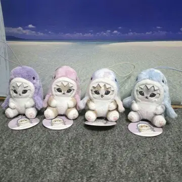 모프 샌드 파스텔 상어냥 마스코트 전종 세트