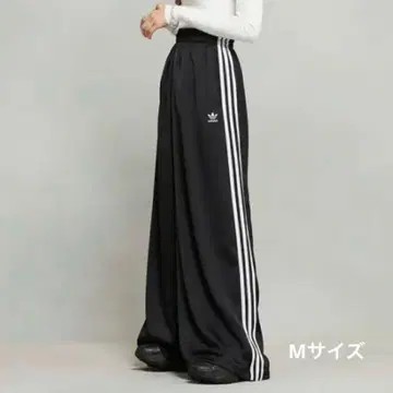 adidas 새틴 와이드 레그 팬츠