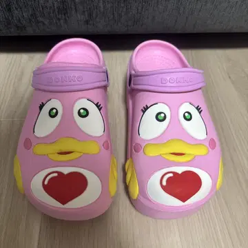 DONKO 캐릭터 클로그 샌들 핑크