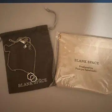 타카하시 후미야 BLANK SPACE 목걸이 실버