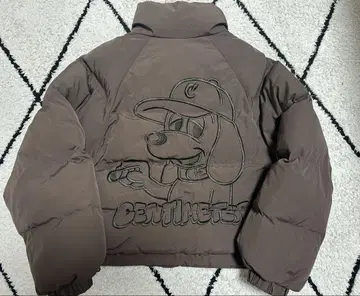 CMT 브라운 다운 자켓 M size