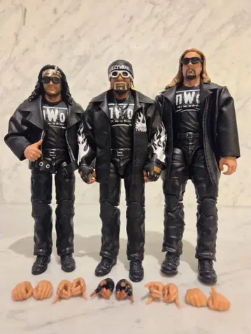 WWE WCW nWo 헐크 호건 내쉬 홀 프로레슬링 피규어