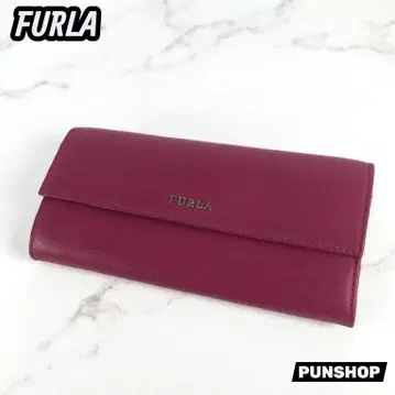 FURLA 훌라 장지갑 와인 레드 여성용 브랜드