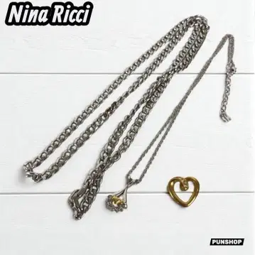 니나리치 Nina Ricci 목걸이 포함 묶음 판매 실버 하트