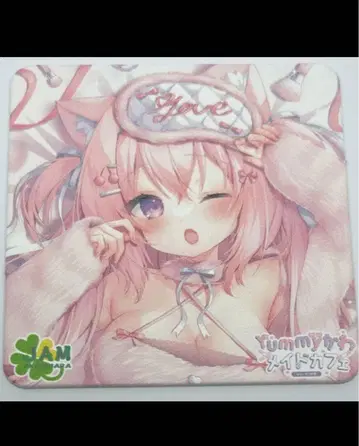 모모치 치아 Yummy 귀여운 메이드 카페 코스터