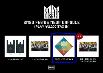 BMSG FES 멀티 서모맵 타월