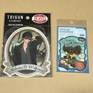 TRIGUN 트라이건 트래블 스티커 울프우드